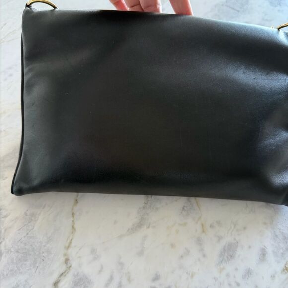 RARE ! CHANEL Black and Beige Double Flap Y2K Chocolate Bar Clutch - Picture 8 of 17